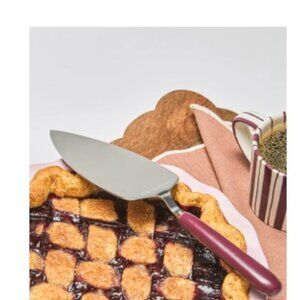 Noon & Moon Cherry Lacquer Pie Server